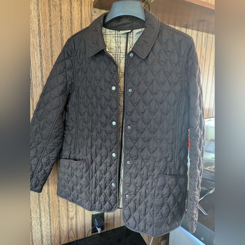 EUC L.L Bean Ladies Quilted Coat L